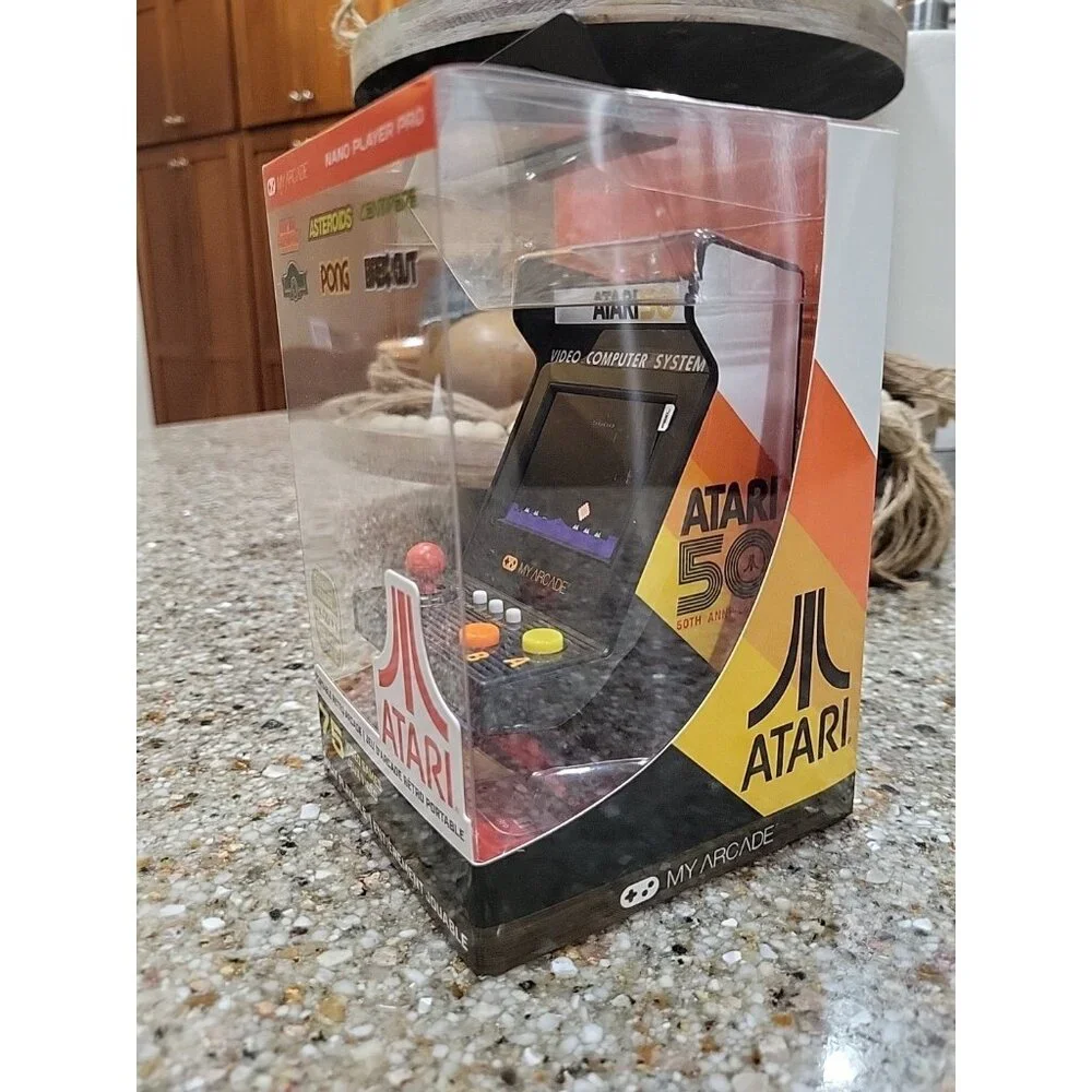 My Arcade - DGUNL-7014 Atari Nano Player Pro Portable Retro Arcade 75 Games NEW